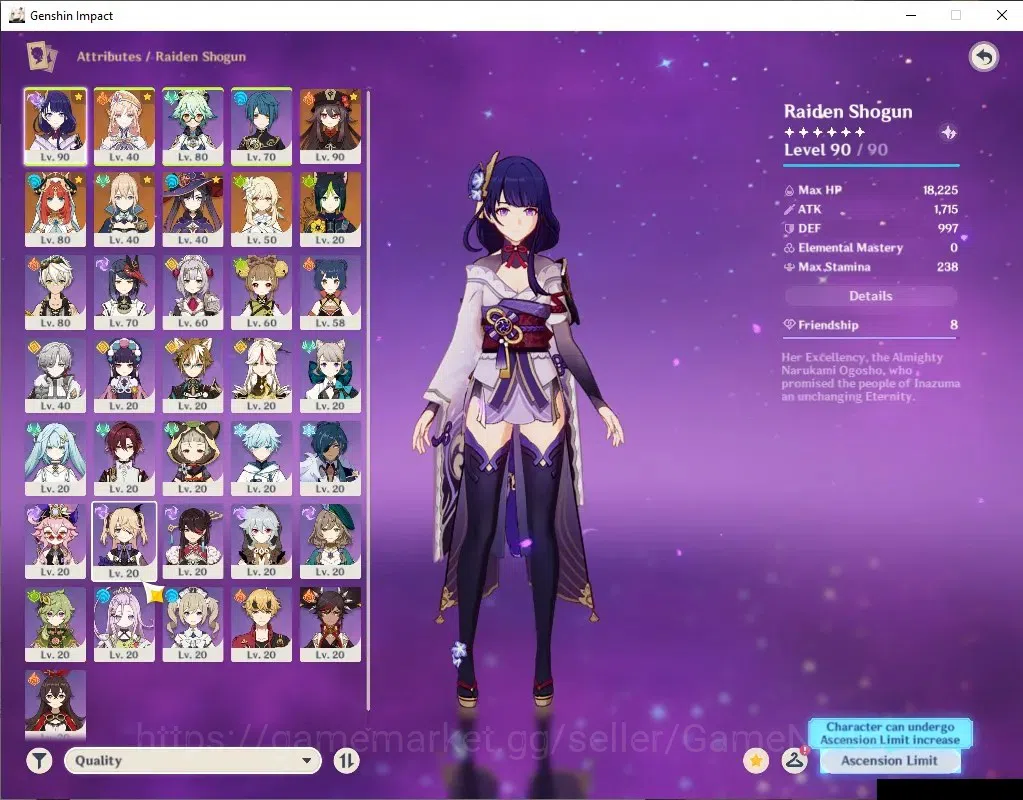 Genshin Impact Accounts Asia|AR53|4Limited+1(*5WP)|Nicole,Raiden,Nilou,HuT image 3