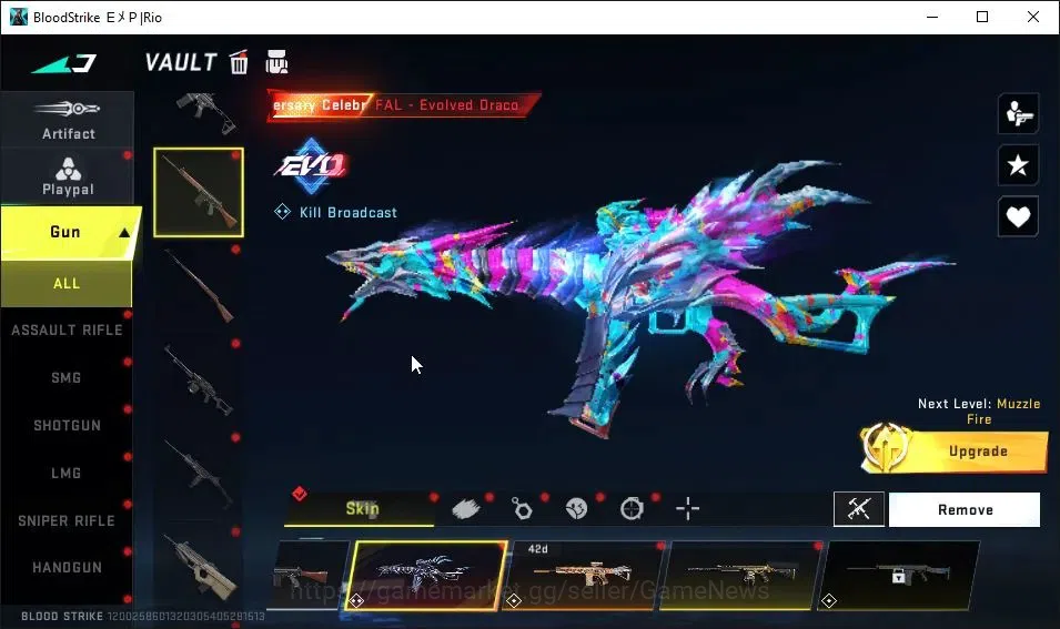 Blood Strike Accounts ASIA|ETERNAL M700-Retribution Lv2|13 ULTRA[NACHO,R image 16
