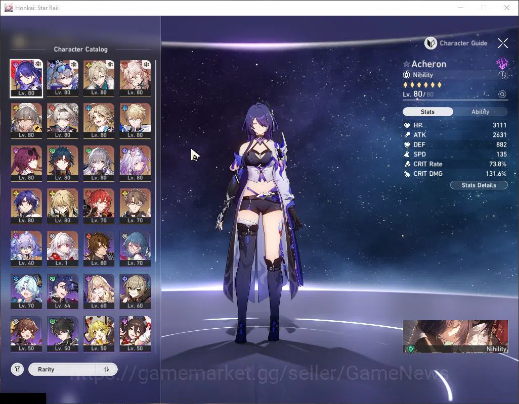 Honkai Star Rail Accounts Asia |TL 70|9,9K SJ+17 SRSP|9 Limited|Firefly+Sign image 9