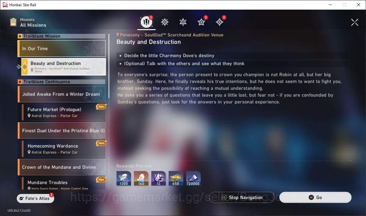 Honkai Star Rail Accounts [ASIA] TL 40 | 7 Limit | Ashveil | Robin | Topaz & image 2