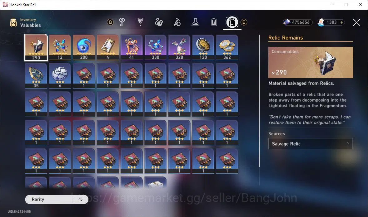 Honkai Star Rail Accounts [ASIA] TL 40 | 7 Limit | Ashveil | Robin | Topaz & image 3