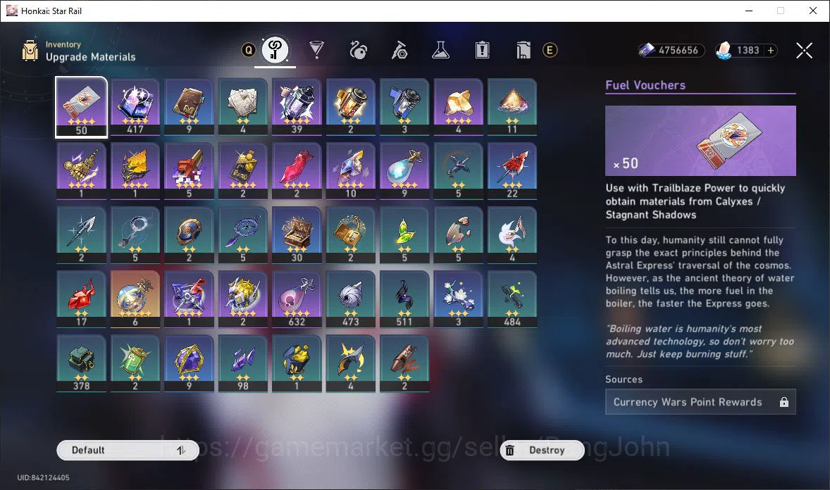 Honkai Star Rail Accounts [ASIA] TL 40 | 7 Limit | Ashveil | Robin | Topaz & image 9
