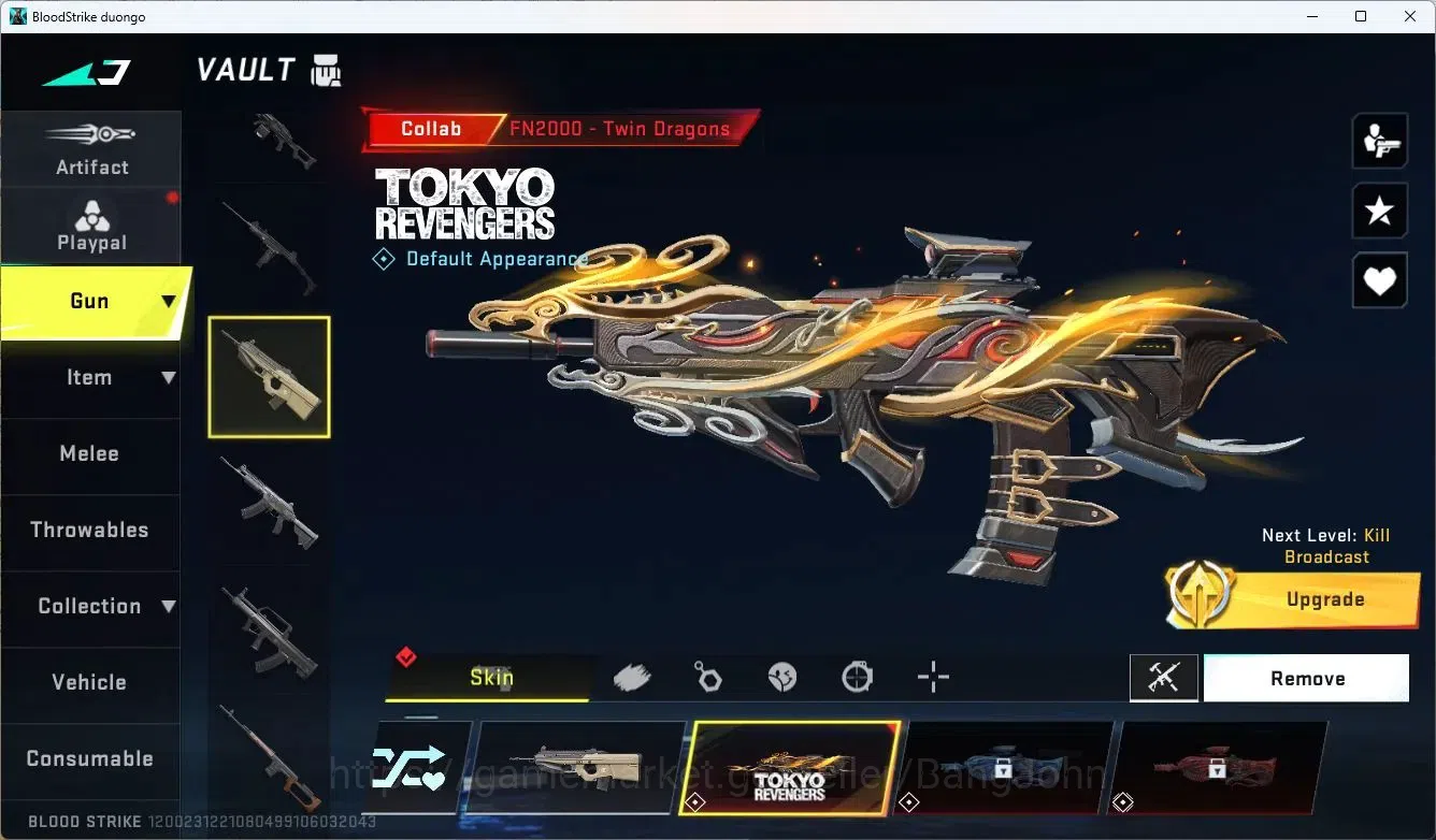Blood Strike Accounts ASIA | 3 7DS: AK47,Kar98k,QBZ95 | 2 TR: MCX,FN2000 image 5