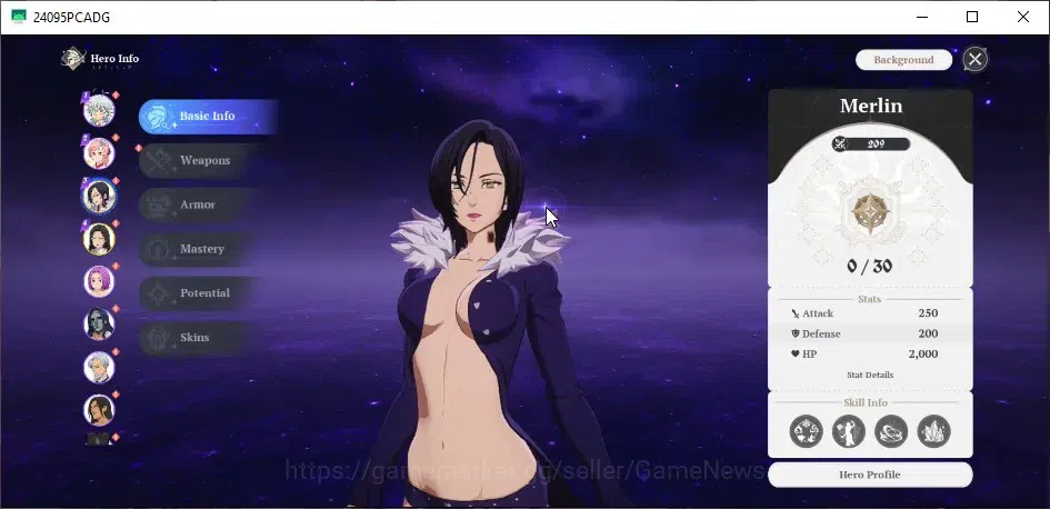 The Seven Deadly Sins: Origin Accounts EUROPE|Fresh Starter Lvl 2|2 SSR + 1 SSR Selector| image 3