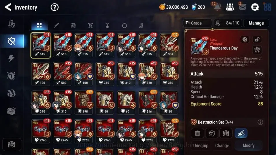 Epic Seven Accounts Global Unverif|New Era|6 ML[Empyrean Ilynav,NC Lan image 10