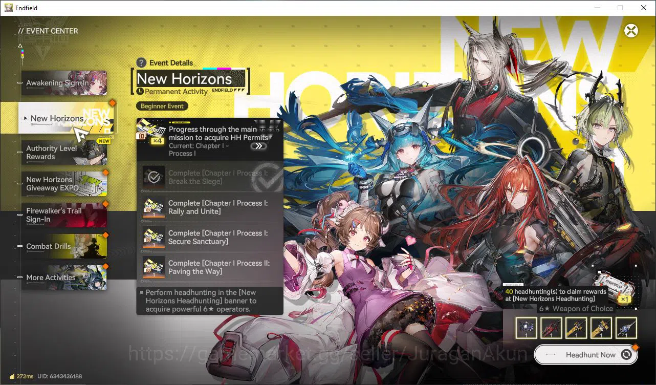 Arknights: Endfield Accounts NA/EU Lv2|StarterDay2|Meta SSR Solo Laevatain+6SR  image 13
