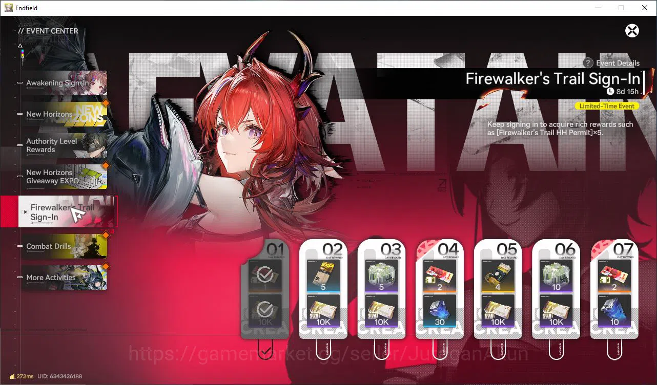 Arknights: Endfield Accounts NA/EU Lv2|StarterDay2|Meta SSR Solo Laevatain+6SR  image 15