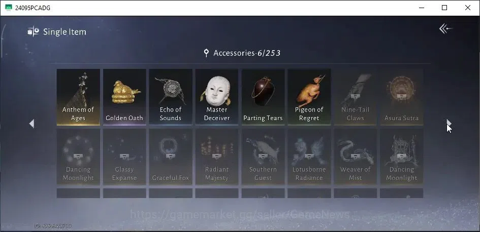 Where Winds Meet Accounts GLOBAL|Lv 5|GS 3676|1 Harmonic Core|Anthem of Ages image 14
