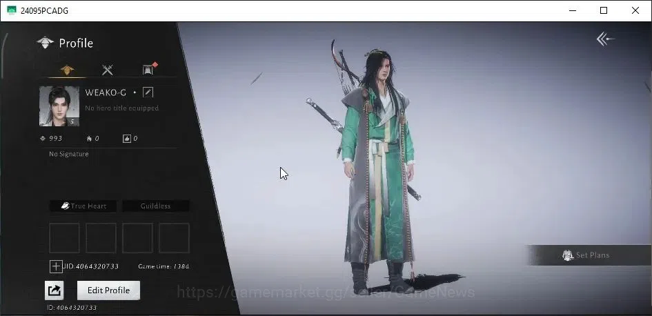 Where Winds Meet Accounts GLOBAL|Lv 5|GS 3676|1 Harmonic Core|Anthem of Ages image 2