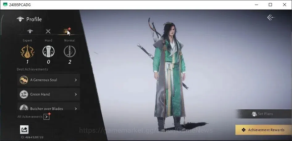 Where Winds Meet Accounts GLOBAL|Lv 5|GS 3676|1 Harmonic Core|Anthem of Ages image 4