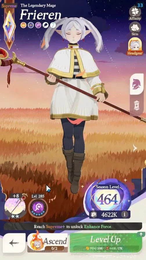 AFK Journey Accounts GLOBAL|2 Collab[Frieren,Himmel]|1 Supreme+[Aurora] image 3