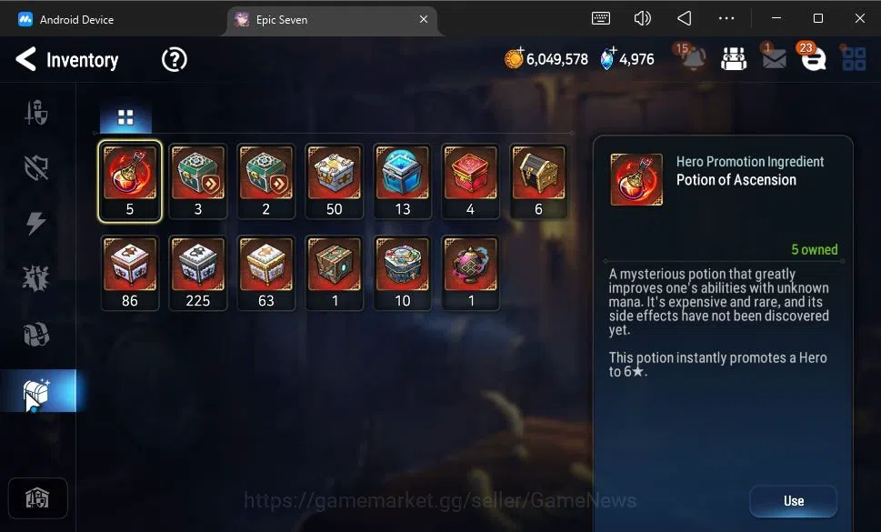 Epic Seven Accounts GLOBAL Unverif|New Era|10 ML(BArunka,LOTScales,Har image 18