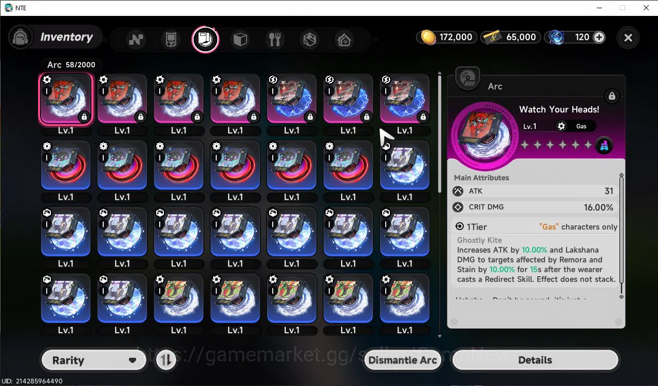Neverness to Everness Accounts GLOBAL SEA Lvl 3 | 1 SSR Limited Nanally + 5 SR [S image 6