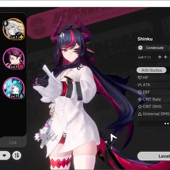 Neverness to Everness Accounts Global NA|HL 3|3 S Class|1 Limit (Shinku)+(Sakiri,Hathor)+1 S-Clas Select Box|Select ON|Under
