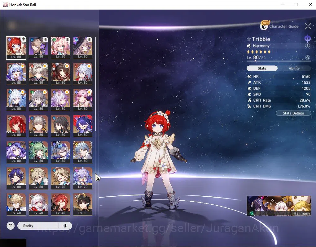 Honkai Star Rail Accounts Asia |TL 70|21 Limited |[Castorice,Robin,Acheron,J image 3