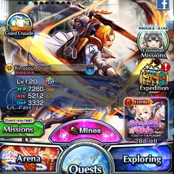 Grand Summoners Accounts End-Game Global|Rank 71|24 Ascend 15 TW (S Emiya,S Chloe,WH Fen,Marisa Etc)+TW Shadow,S Miyu,Igris