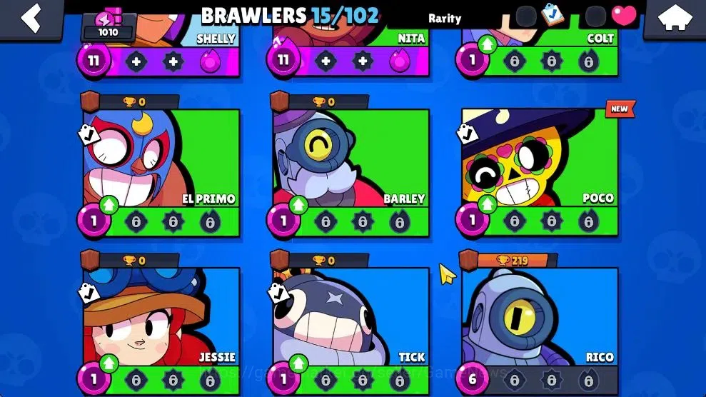 Brawl Stars Accounts 1010 Trophy|15 Brawlers 3 Max Lv [Penny,Nita,Shell image 6