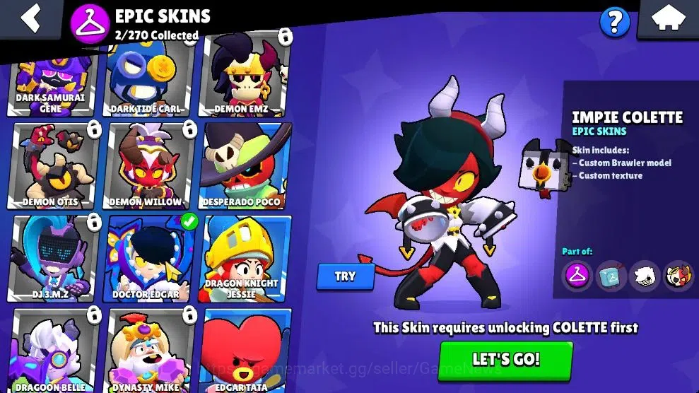 Brawl Stars Accounts 1010 Trophy|15 Brawlers 3 Max Lv [Penny,Nita,Shell image 7