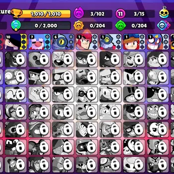 Brawl Stars Accounts 1010 Trophy|15 Brawlers 3 Max Lv [Penny,Nita,Shelly]|2 Epic Skins [Impie Colette,Dr Edgar]|3