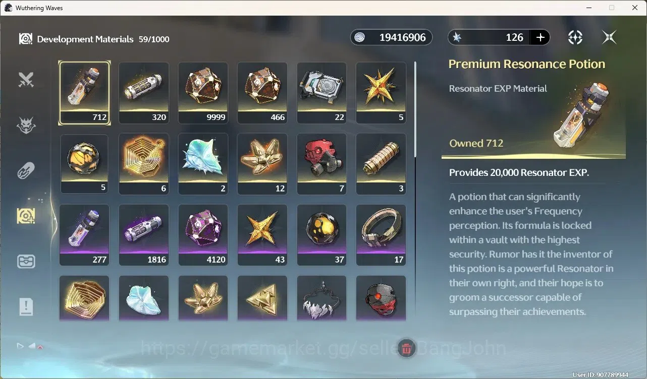 Wuthering Waves Accounts Starter SEA|UL 49|Rank 5|2 Char Limited [Yangyang: Xuanli Rc5]+Sign,Rebecca | Mc Male | TakeMail 11