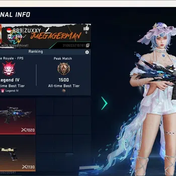 Blood Strike Accounts Collab Skin ASIA|Eternal Gun:M4A1-Blight'sEmbrace|2 Ultra Melee|Collab Striker: NACHO - Enzo