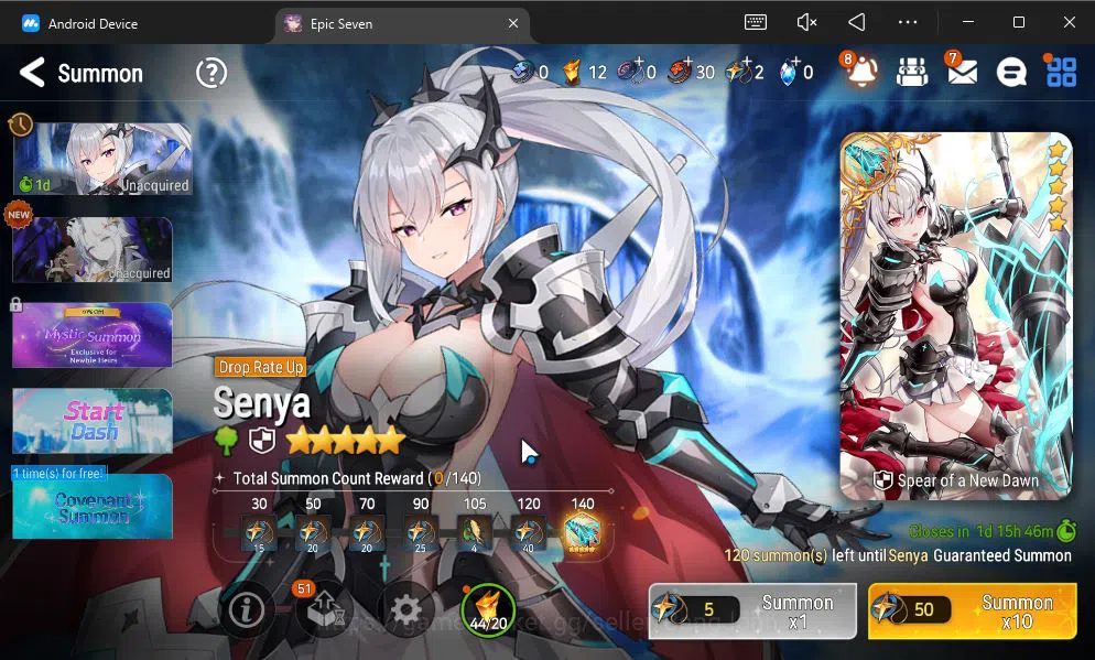 Epic Seven Accounts GLOBAL UNVERIF|New Era+MoR Lv6|2 ML(BArunka,Urban  image 13