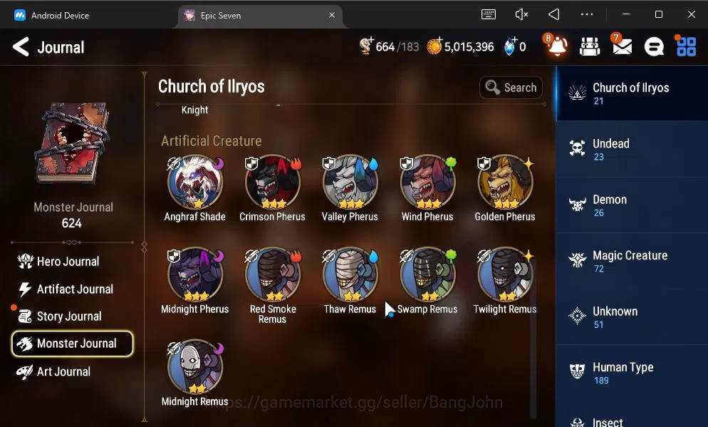 Epic Seven Accounts GLOBAL UNVERIF|New Era+MoR Lv6|2 ML(BArunka,Urban  image 18