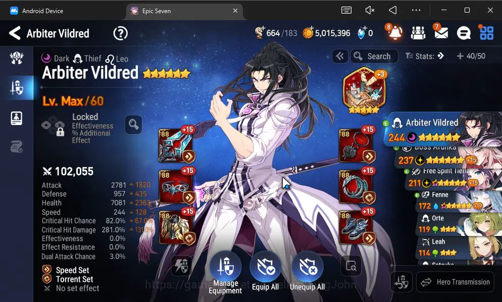 Epic Seven Accounts GLOBAL UNVERIF|New Era+MoR Lv6|2 ML(BArunka,Urban  image 4