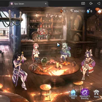 Epic Seven High-End GLOBAL UNVERIF|New Era+MoR Lv6|2 ML(BArunka,Urban  image 1