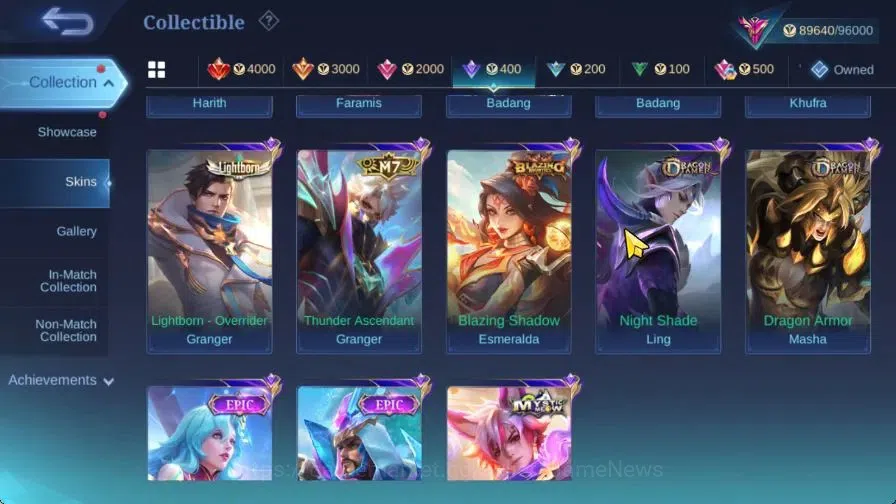 Mobile Legends: Bang Bang Accounts Hero 132|Skin 355|High Immo 123|Prime[Claude,Grang image 16