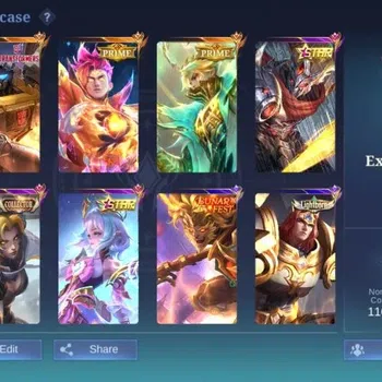 Mobile Legends: Bang Bang Others Hero 132|Skin 355|High Immo 123|Prime[Claude,Grang image 1