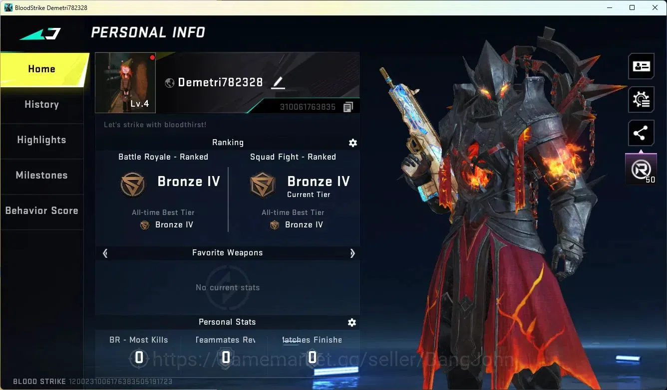 Blood Strike Accounts ASIA| ULTRA STRIKER: JET-Flameborne | LEGENDARY GU image 1
