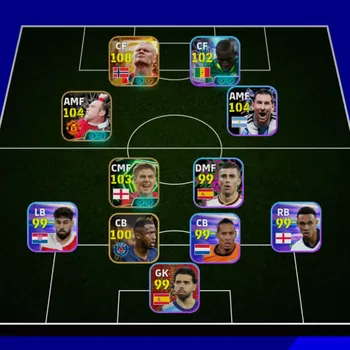 eFootball Accounts Legends & Iconic Players EFOOTBALL COLLECTIVE STRENGTH 3134 • HALLAND BIG TIME •MANAGER LAMPAR • READY TO