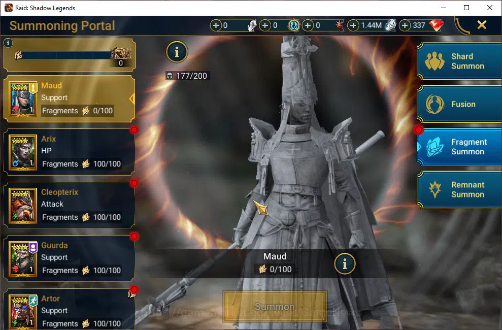 Raid: Shadow Legends Accounts Mid-Game Lv30 1M Power| 1 Mythic (SSGalathir)+8 Legendary 13