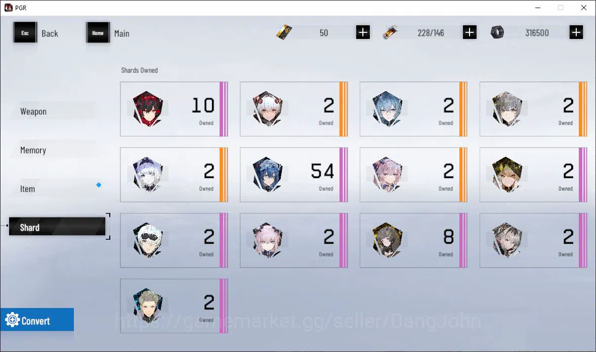 Punishing: Gray Raven Accounts EUROPE|Lv 47 | [S Nirvantia,S Crepuscule,S LuciaCW image 6