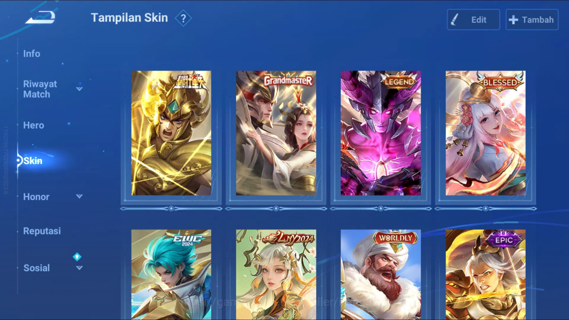 Honor of Kings Accounts [GLOBAL] 86 Hero | 90 Skin | Jungle T7 | Blessed N image 15