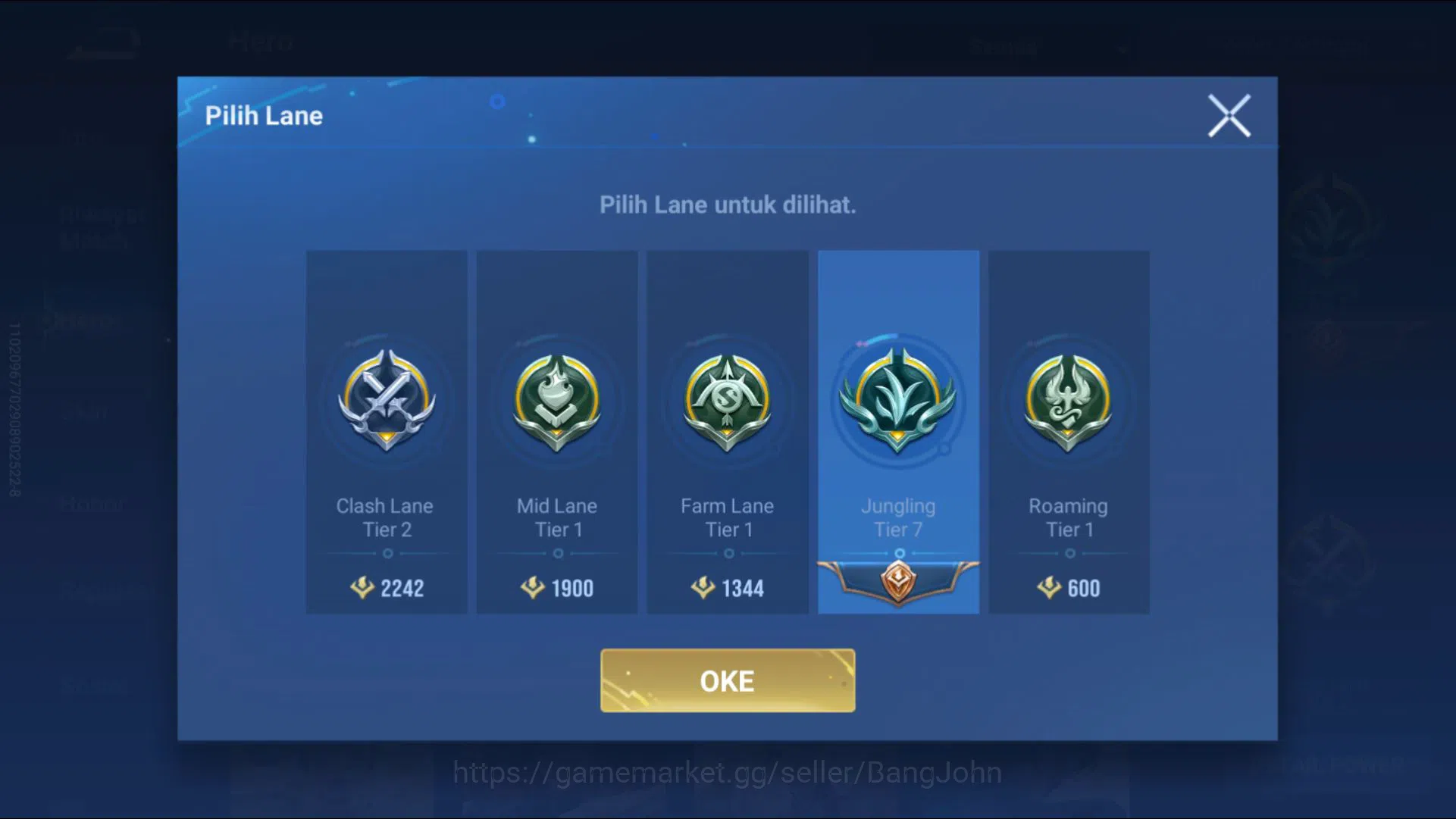 Honor of Kings Accounts [GLOBAL] 86 Hero | 90 Skin | Jungle T7 | Blessed N image 16