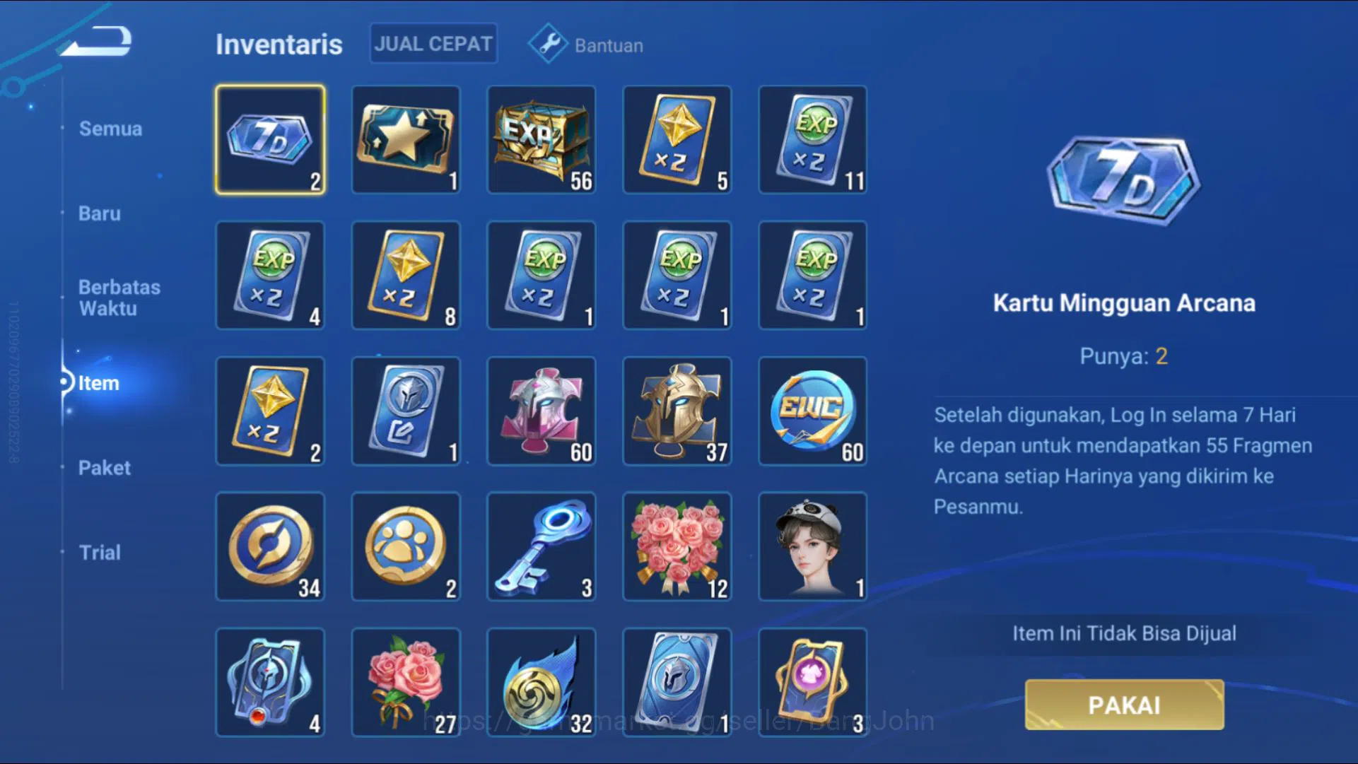 Honor of Kings Accounts [GLOBAL] 86 Hero | 90 Skin | Jungle T7 | Blessed N image 3