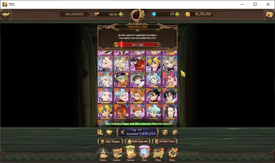 The Seven Deadly Sins: Grand Cross Accounts Global|3,8M CC|30 LS|4 LR+9 UR|Lillia,Roxy,Brunhil image 2