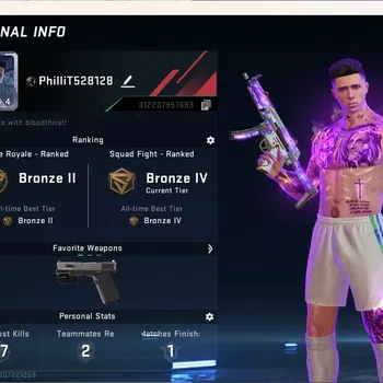 Blood Strike Accounts Collab Skin ASIA|Collab Striker Nacho-Enzo:Coronation [Enzo]|1 Legendary Gun: MP5-Explorer|1