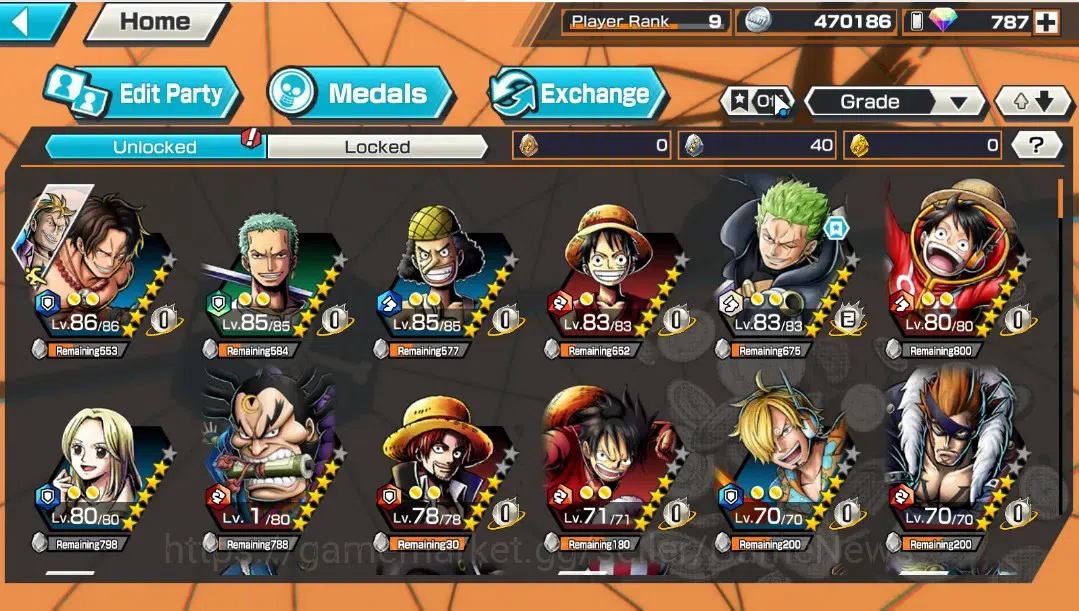 One Piece Bounty Rush Accounts Global|1 EX|Egghead Roronoa Zoro|Rank 9|Android On image 5