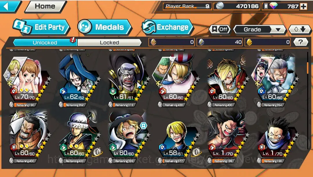 One Piece Bounty Rush Accounts Global|1 EX|Egghead Roronoa Zoro|Rank 9|Android On image 6