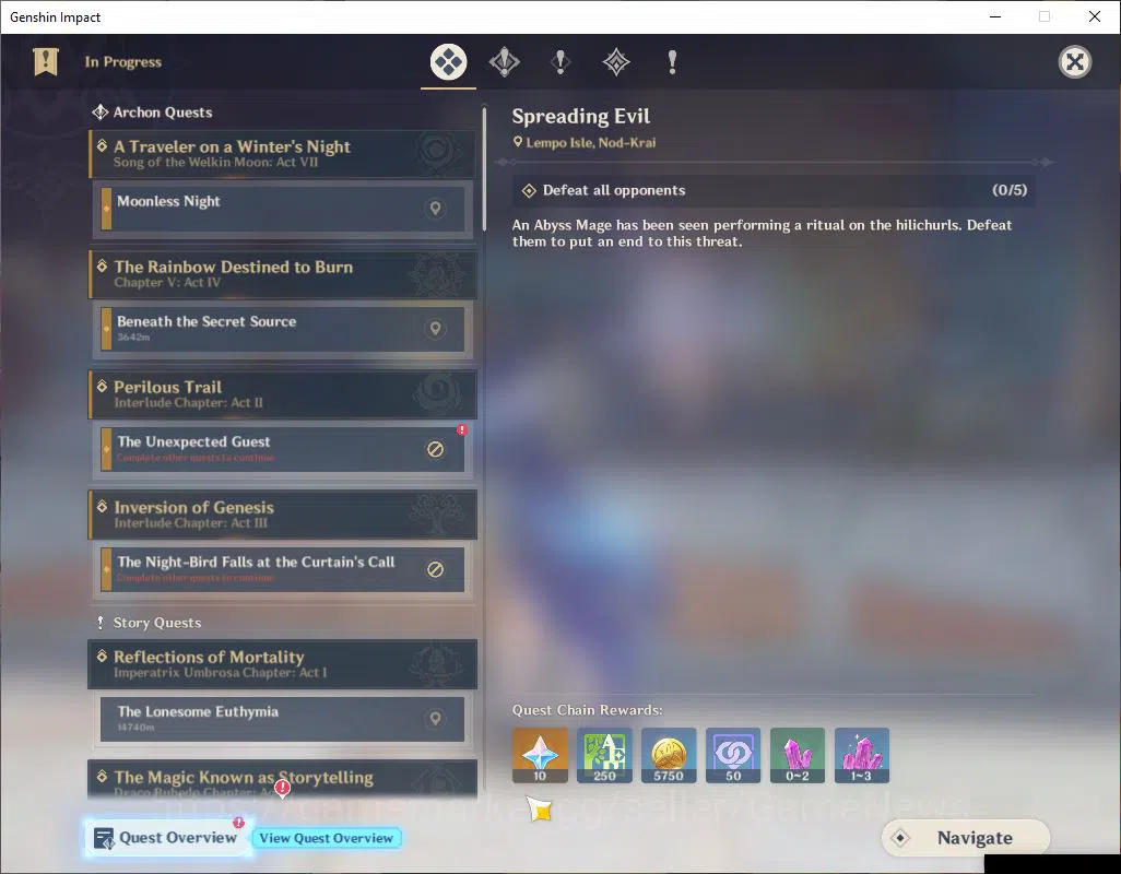 Genshin Impact Accounts ASIA|AR 47|2 Limited+20(*4Character)|FLins,Furina| image 6