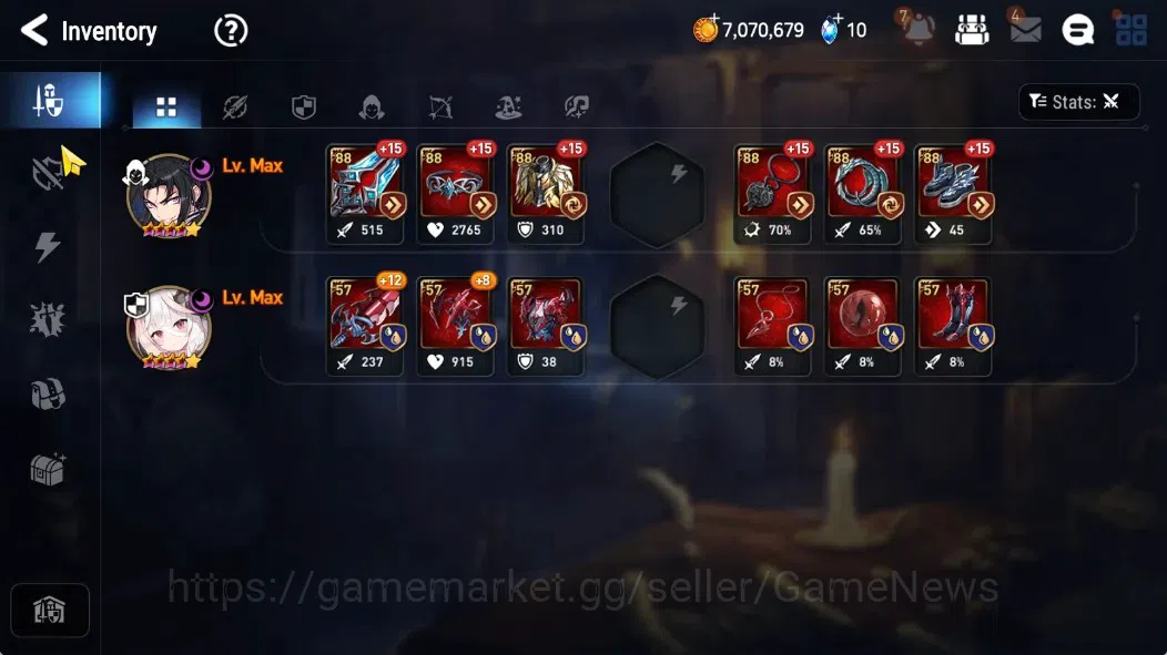 Epic Seven Accounts GLOBAL Unverif|New Era|2 ML(RhiannaLuciella,Abyssa image 10