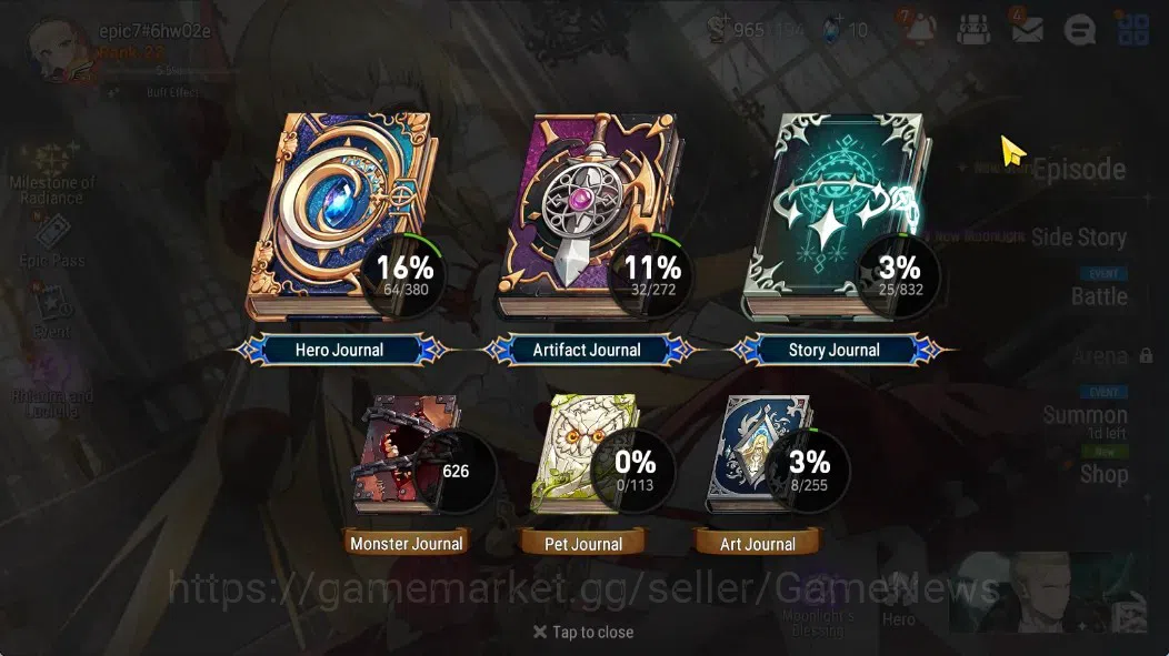 Epic Seven Accounts GLOBAL Unverif|New Era|2 ML(RhiannaLuciella,Abyssa image 5