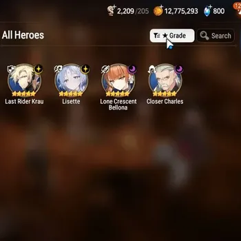 Epic Seven Accounts Starter Global Unverif|Fresh Starter|4ML(LR Krau,Lisette,C.Charles,LC Bellona)|Theater Locked|PoH+Bless