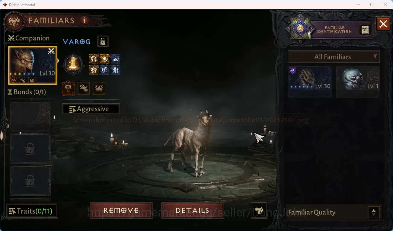 Diablo Immortal Accounts NA - High Heavens CS On | 60 (333) Tempest | CR 30 image 6