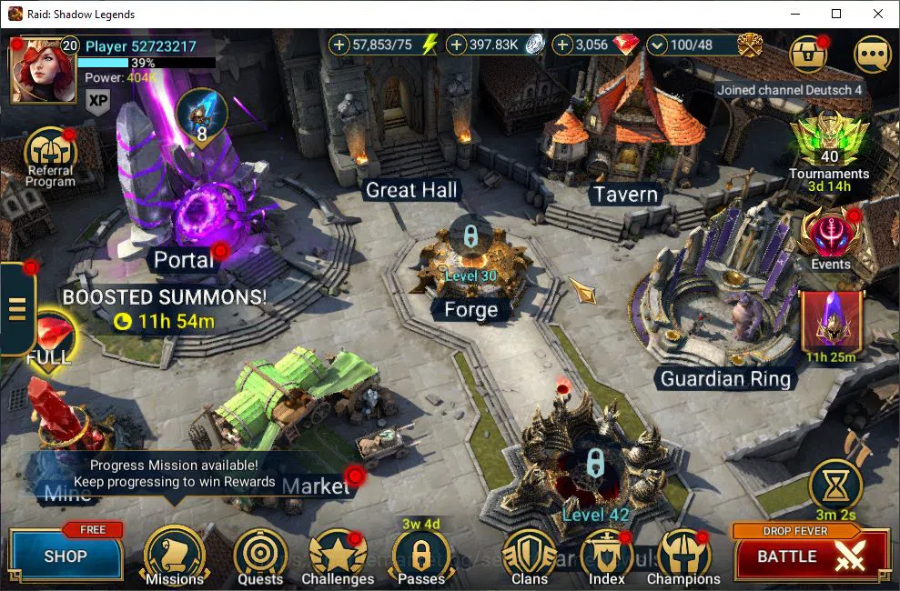 Raid: Shadow Legends Mid-Game Lv20 404K Power|1 Mythic(Ash'ner Dragonsoul)+25 Le image 1