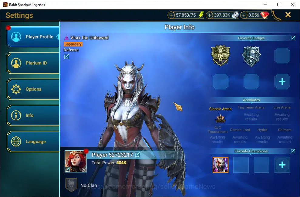 Raid: Shadow Legends Accounts Lv20 404K Power|1 Mythic(Ash'ner Dragonsoul)+25 Le image 2