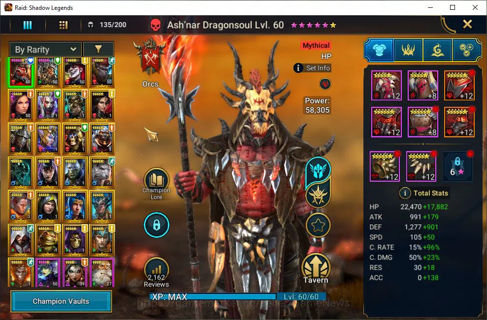 Raid: Shadow Legends Accounts Lv20 404K Power|1 Mythic(Ash'ner Dragonsoul)+25 Le image 3